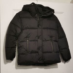 NWOT Zara youth boys black puffer coat